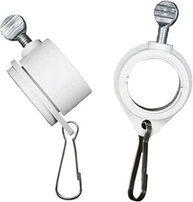 Flag Pole Rings 2 Pcs 360 Degrees Rotating Flag Mounting Rings Flagpole Grommet 