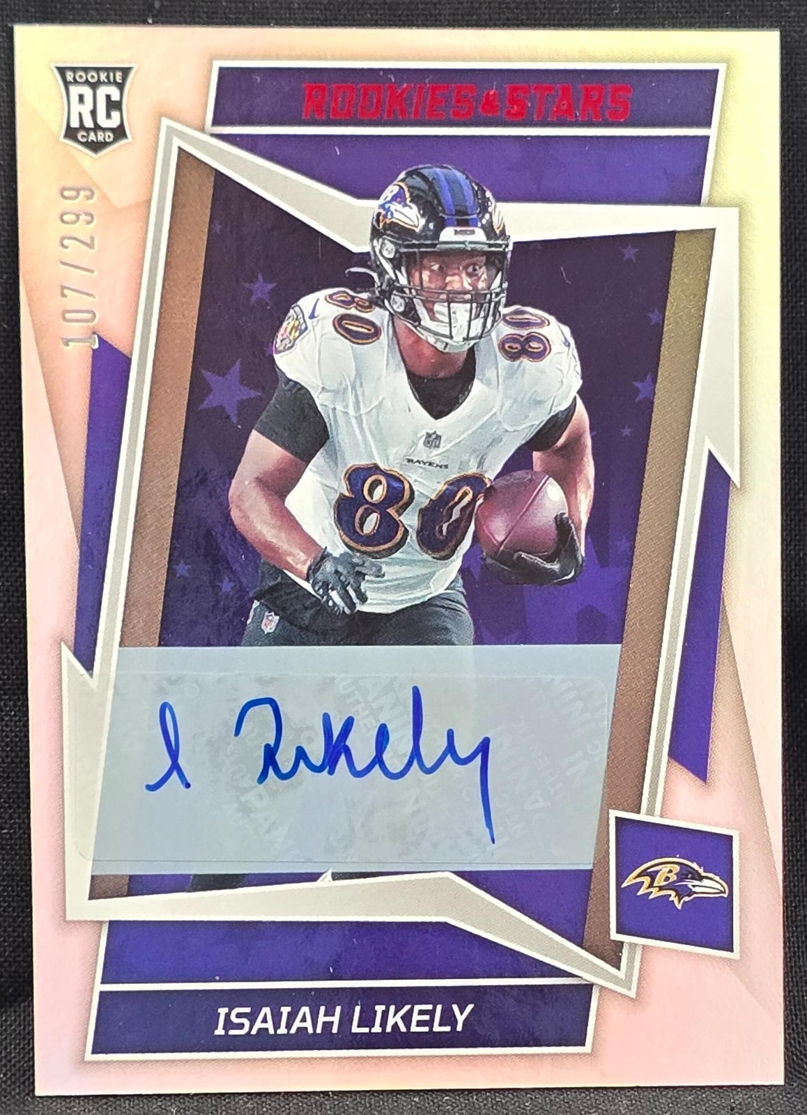 2022 Panini Rookies & Stars #168 Isaiah Likely Rookies Signatures #/299
