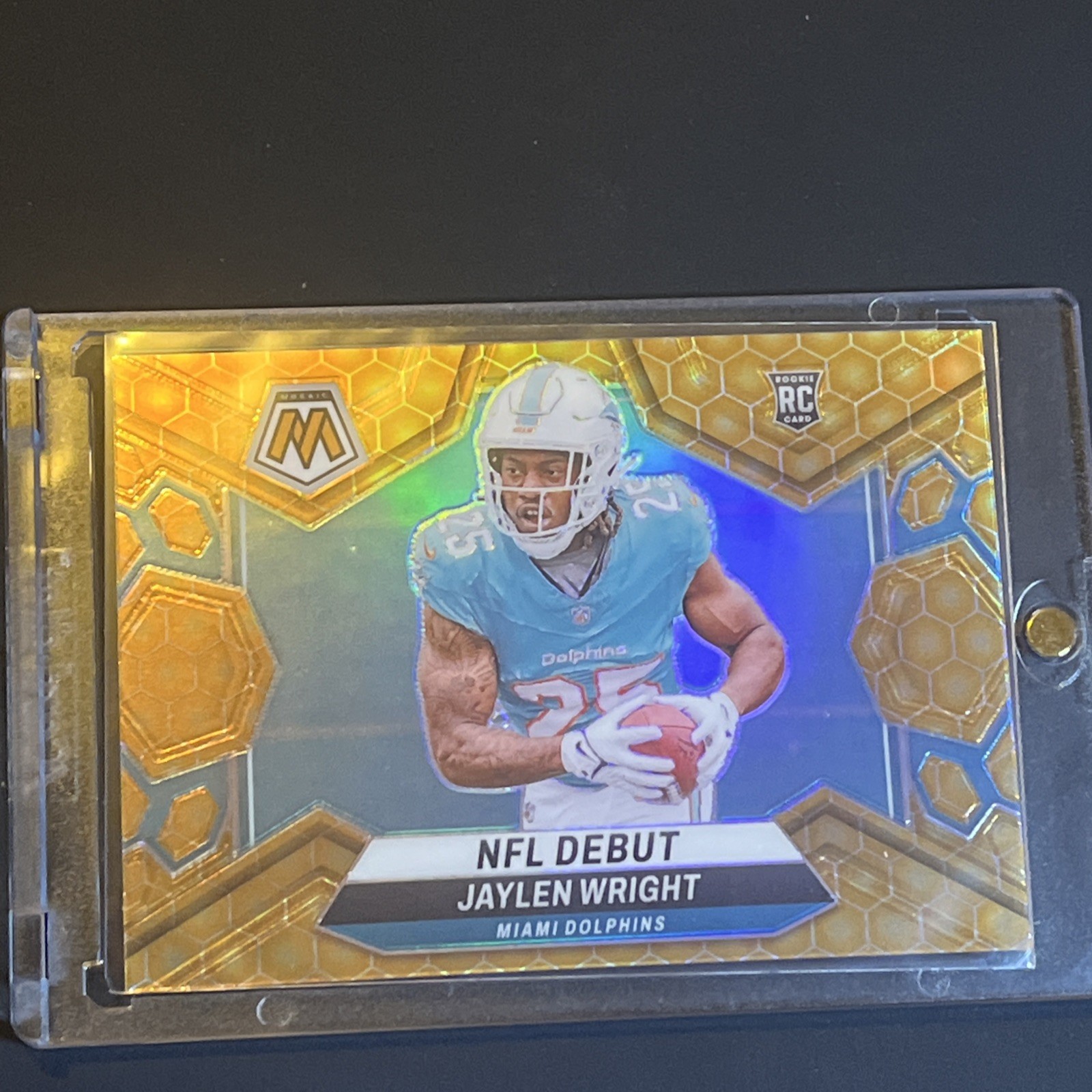 2024 Panini NFL Mosaic Jaylen Wright NFL Debut #280 Honeycomb Case Hit SSP RC