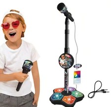 Kids Microphone Stand Toy, Portable Children's Electronic, Durable Party Karaoke