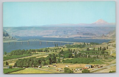 Samuel Hill Memorial Bridge Columbia River at Biggs Oregon Postcard | eBay