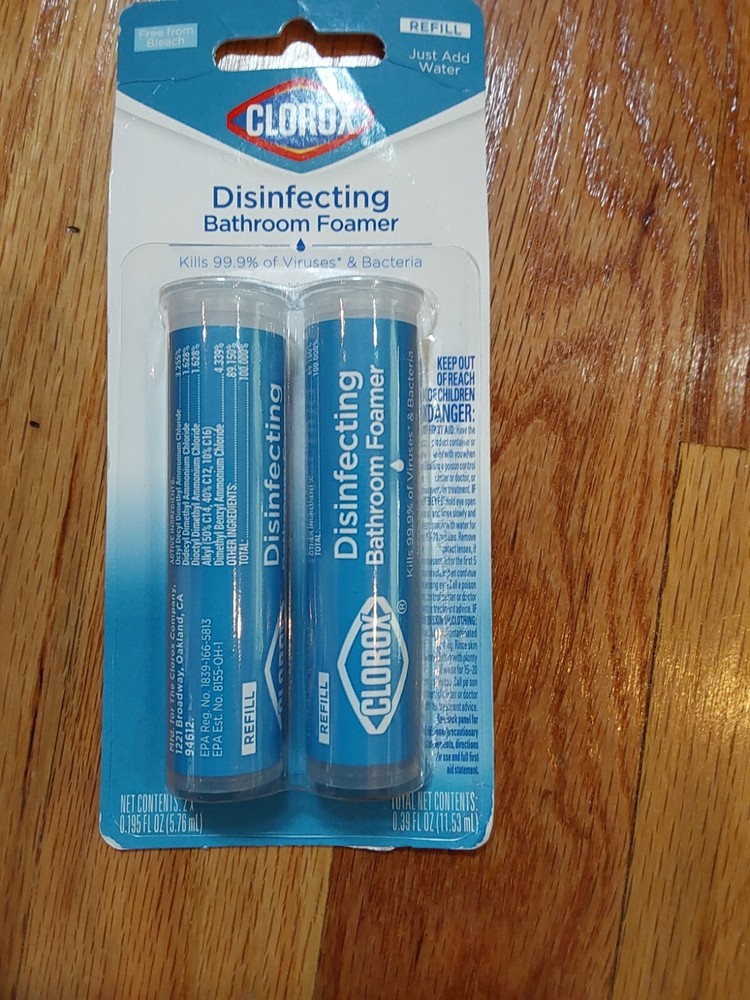Clorox Bathroom Foamer Concentrated Refill Clean Mist for Foamer Dispenser