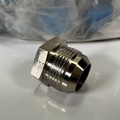 MS24404 J20 Machine Thread Plug Flared Stainless Steel Aircraft Aerospace Part