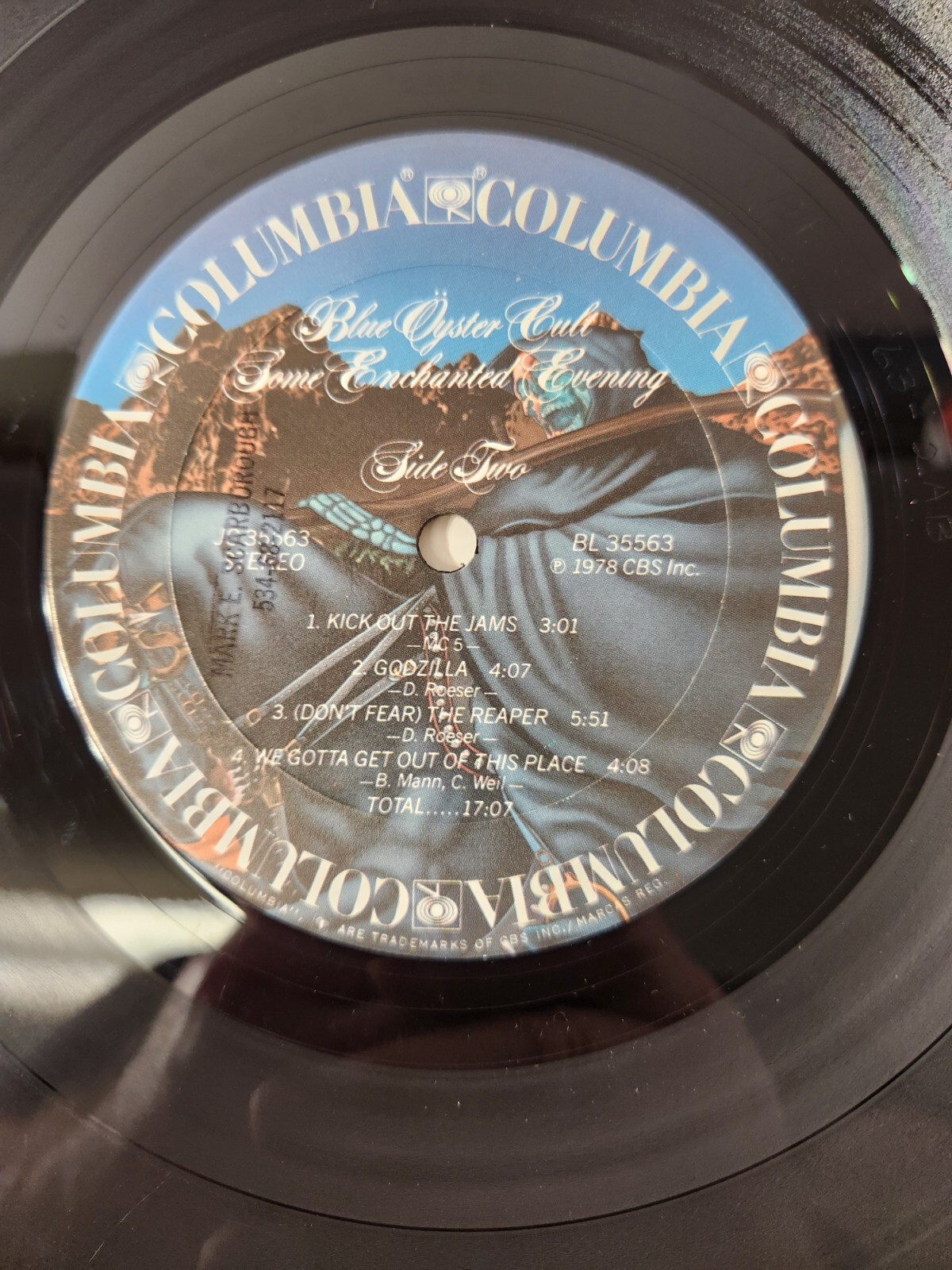 Blue Oyster Cult Some Enchanted Evening LP Vinyl Record 1978 Columbia