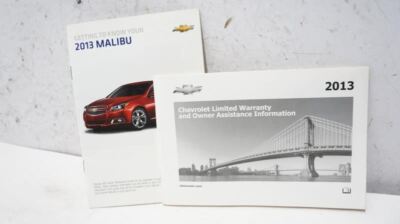 2013 Chevrolet Malibu Getting To Know Your Malibu & Warranty Info Guides 