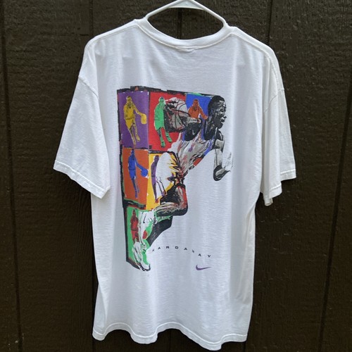 Vintage 1990s Nike Penny Hardaway Warhol-esque Art Shirt, sz Large - Picture 11 of 17