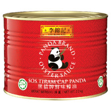 Lee Kum Kee Salsa Ostras Panda Lata Redonda Condimento Sabor Aromático 2.2 kg NUEVO
