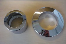 Rosette und Abdeckblende verc 2 teilig für Unterputz Wasserzähler Kalt &Warm.