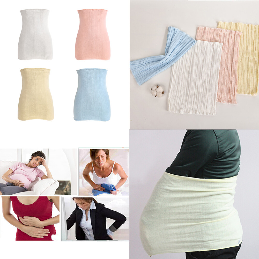 4-8Pcs Maternity Belly Band Postpartum Support Tummy Shirt Extender US-image