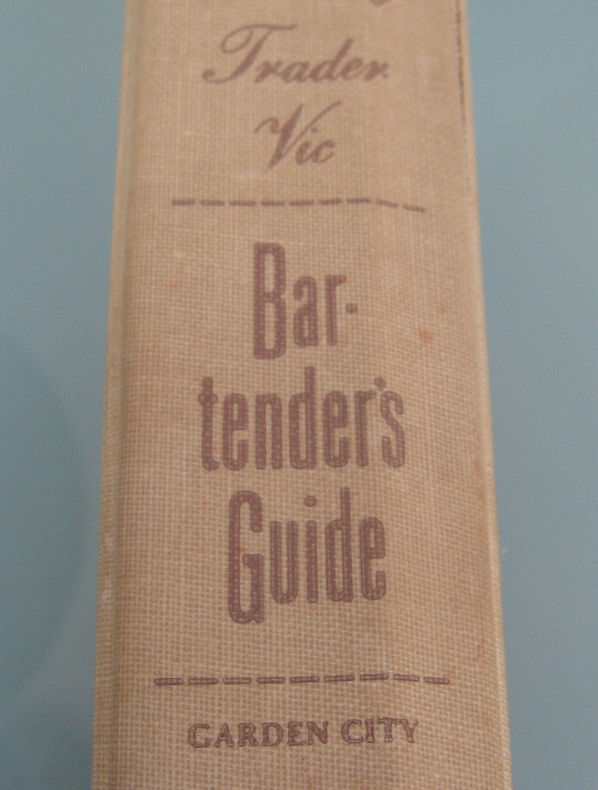 1948 Bartender's Guide by Trader Vic 1948 Victor J. Bergeron Tiki