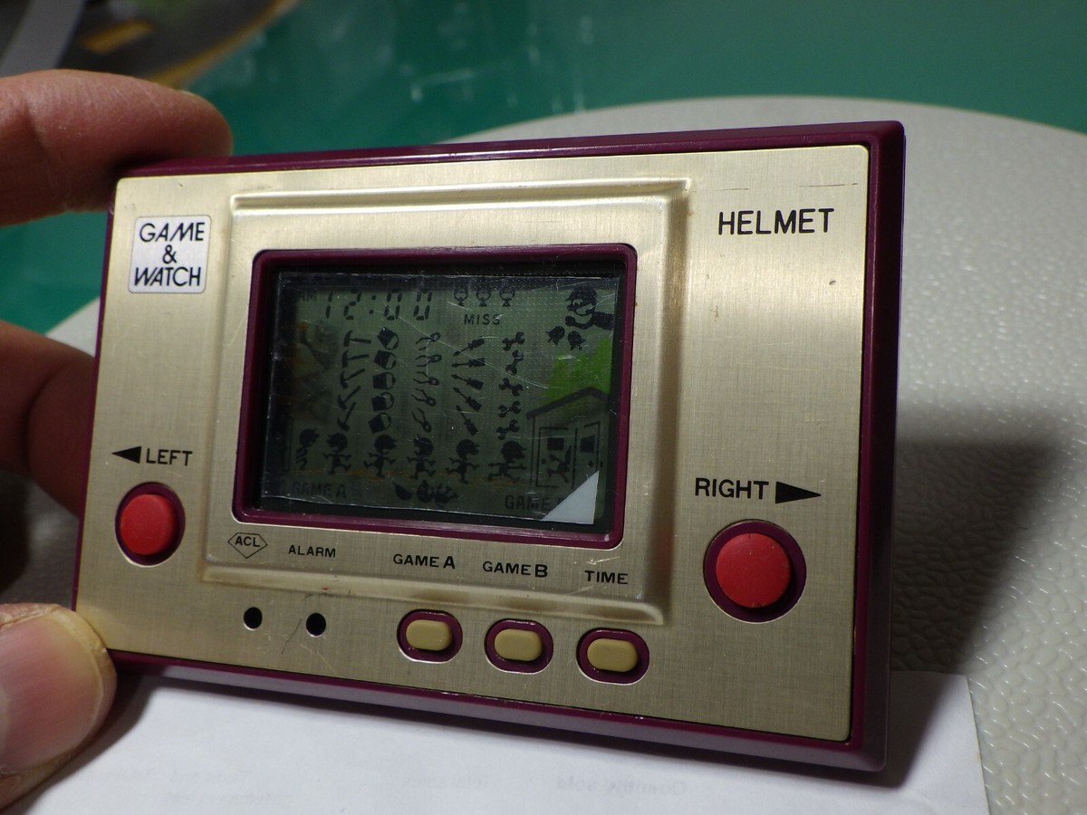 HELMET - Nintendo Game & Watch CN-07 - 1981 JAPAN Japan Used