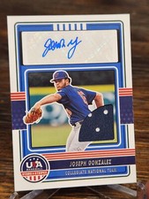2023 Panini USA Stars Stripes JOSEPH GONZALEZ Jersey Autograph Auto Patch RPA