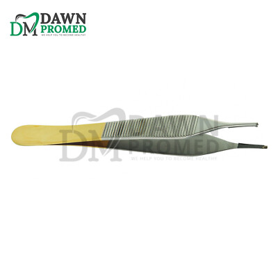 T/C ADSON Tejido KOCHER Pinzas 1X2 Dientes 4.75 con inserciones de carburo de tungsteno T/C ADSON Tejido KOCHER Pinzas 1X2 Dientes 4.75 con inserciones de carburo de tungsteno