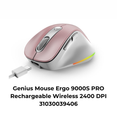 Genius Mouse Ergo 9000S PRO Rechargeable Wireless 2400 DPI 31030039406