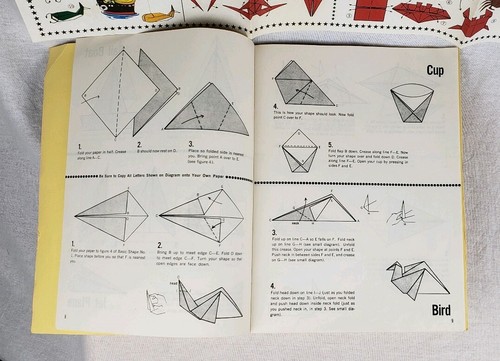 Vintage Avalon Origami Kit The Oriental Art of Paper Folding Made Easy! - Picture 4 of 12