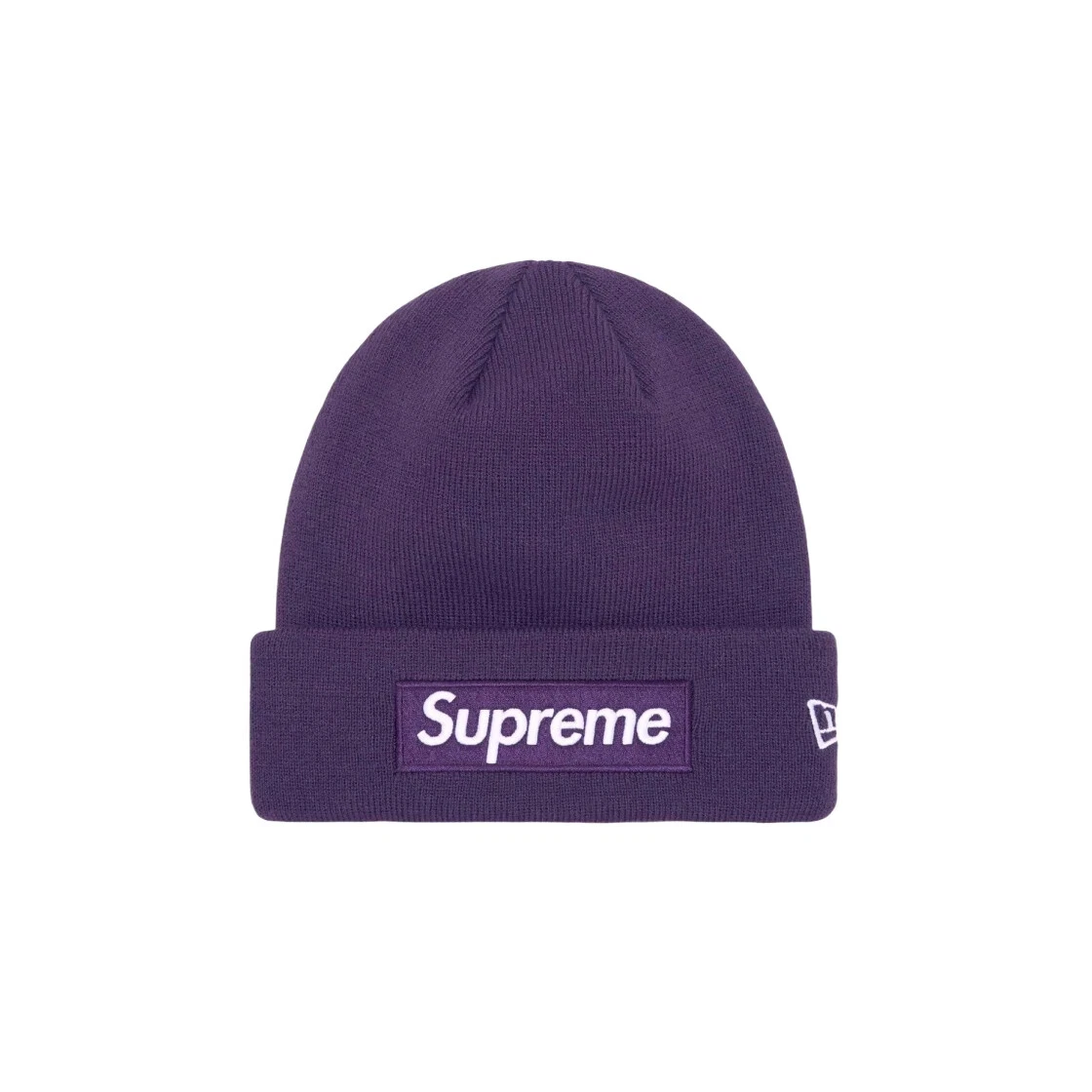 Bonnet Supreme New Era Box Logo Violet Foncé   23FW  