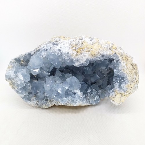 Celestite, 4,75 Pfund, Kristall, Cluster, Probe, Display, mineralisch, blau, #R-3785 - Bild 6 von 11