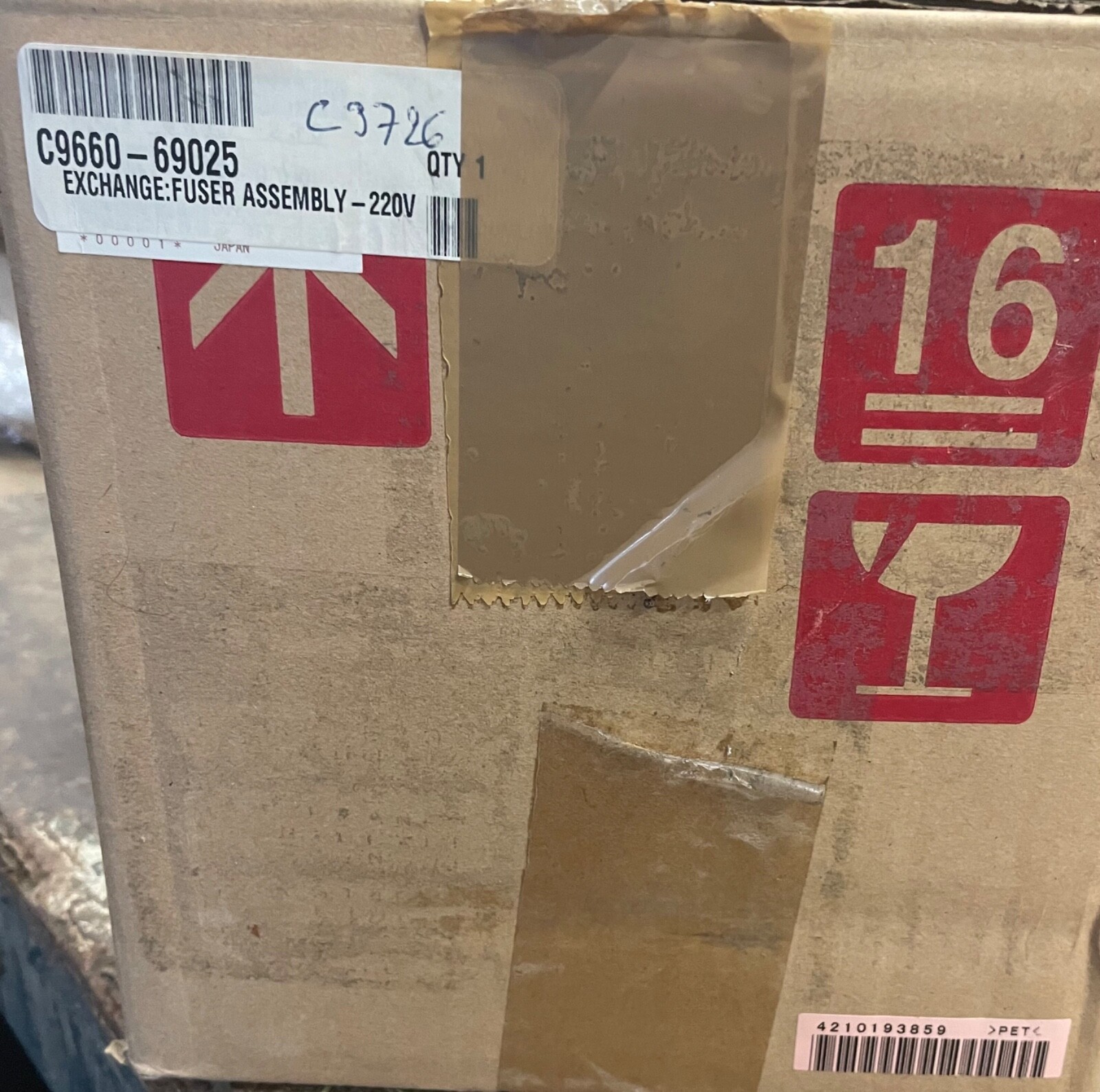 Kit de fusion 4600 C9660-69025 unité de chauffage fuser assembly 220V
