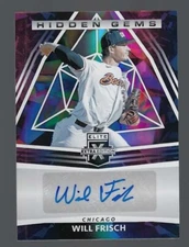 WILL FRISCH  2022 ELITE EXTRA EDITION HIDDEN GEMS AUTO ROOKIE