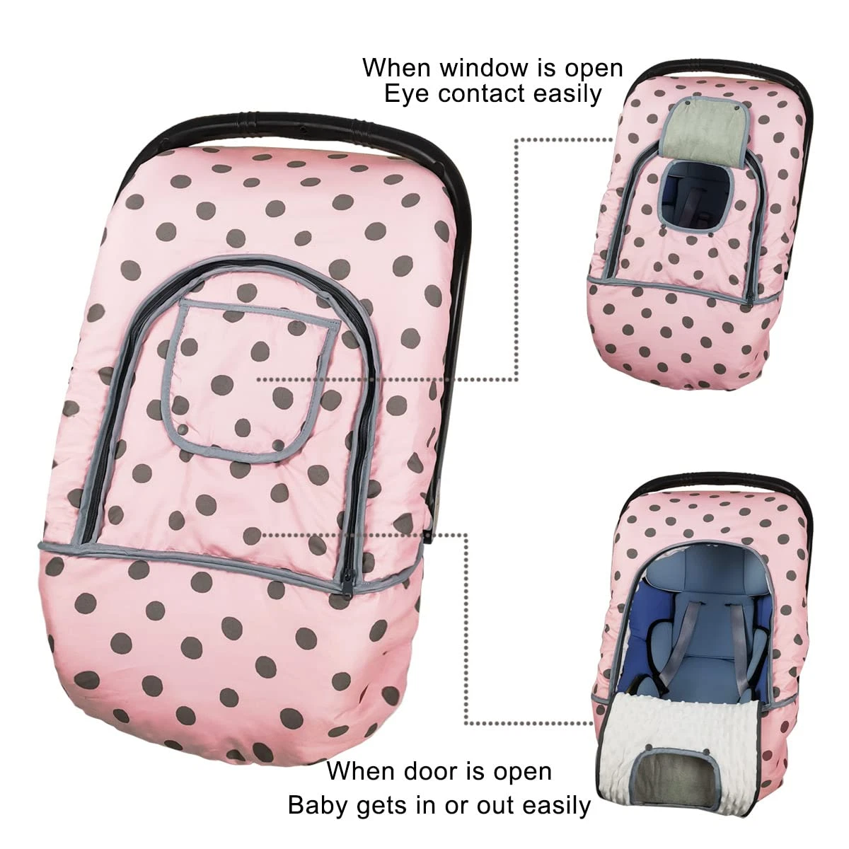 Baby car seat sales covers for girls
