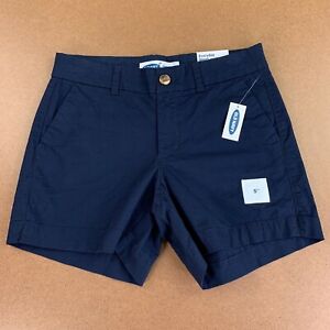 inseam nwt twill rise everyday shorts mid navy inch