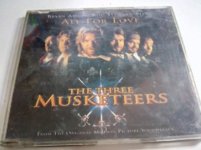 CD BRYAN ADAMS ROD STEWART STING ALL FOR LOVE THE THREE MUSKETEERS