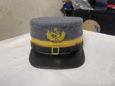 REPRODUCTION OF MOST RARE CIVIL WAR CONFEDERATE NAVAL OFFICER'S VISORED CAP..