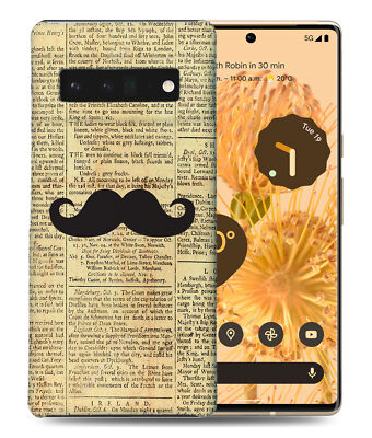 CASE COVER FOR GOOGLE PIXEL|HIPSTER COLOURFUL MOUSTACHE #2