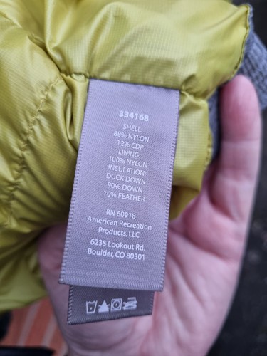 Sierra Designs 850 Fill Goose Down Jacket- Small £300 Rrp - Picture 5 of 10