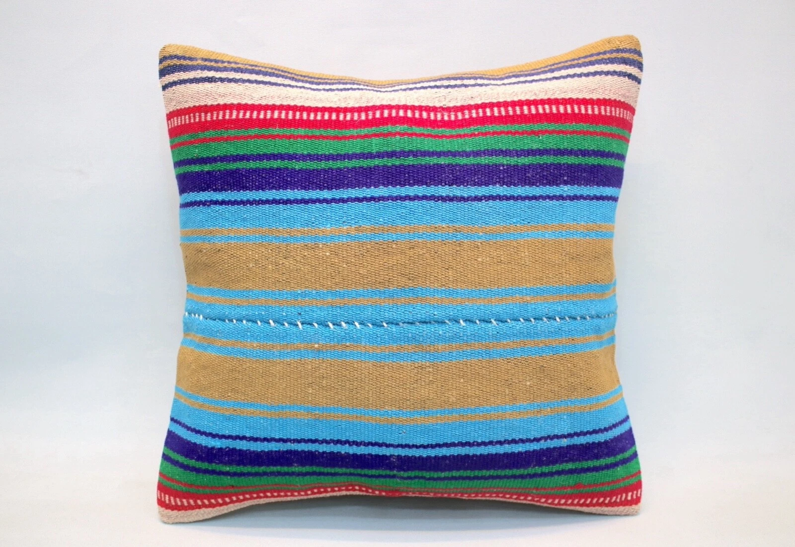 Kilim Pillow Cover, 16x16 in, Vintage Throw Pillow, Decorative Pillow Cushion
Opens in a new window