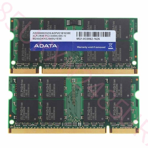 4GB 2x2GB PC2-5300S DDR2 667MHz 200Pin SO-DIMM Notebook Laptop Memory for DATA IT - Picture 7 of 7