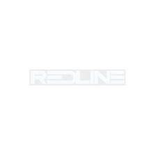 Redline - Fork lifter stem decal - white