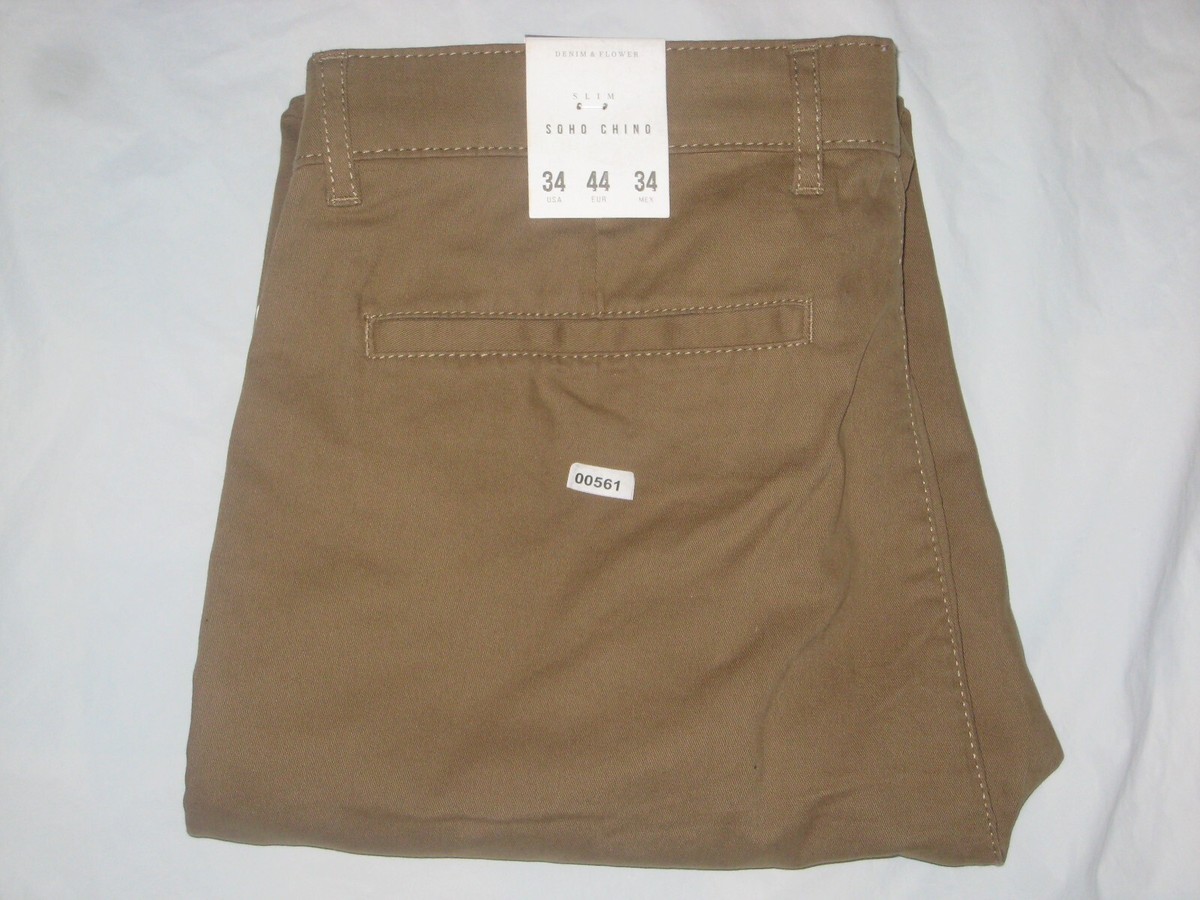 NWT Denim & Flower Ricky Singh Men's Stretch Slim Soho Chino NWT Denim & Flower Ricky Singh Men's Stretch Slim Soho Chino