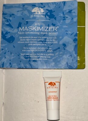 Origins Maskimizer SkinOptimizing MaskPrimer+Ginzing BrighteningSerum SampleSet