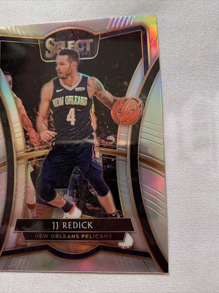 JJ Redick 2019-20 Select Silver Prizm Premier Level #101 New Orleans Pelicans - Image 3 of 4