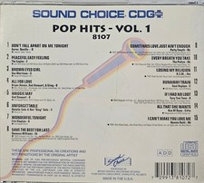 SC8107    POP HITS    SOUND CHOICE KARAOKE CDG LOT WA