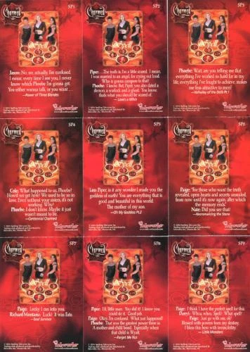 Charmed Connections Under Their Spell Foil Puzzle Chase Card Set SP1 thru SP9 - Image 2 of 2