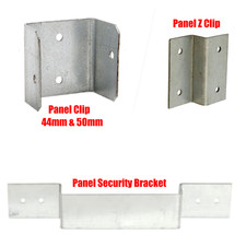 Fence Panel Clip Security Bracket PACK 10 Locking Post Trellis Anti-Rattle