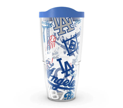 LOS ANGELES DODGERS, 24oz DOUBLE WALL, TUMBLER FROM TERVIS WITH LID INCLUDED