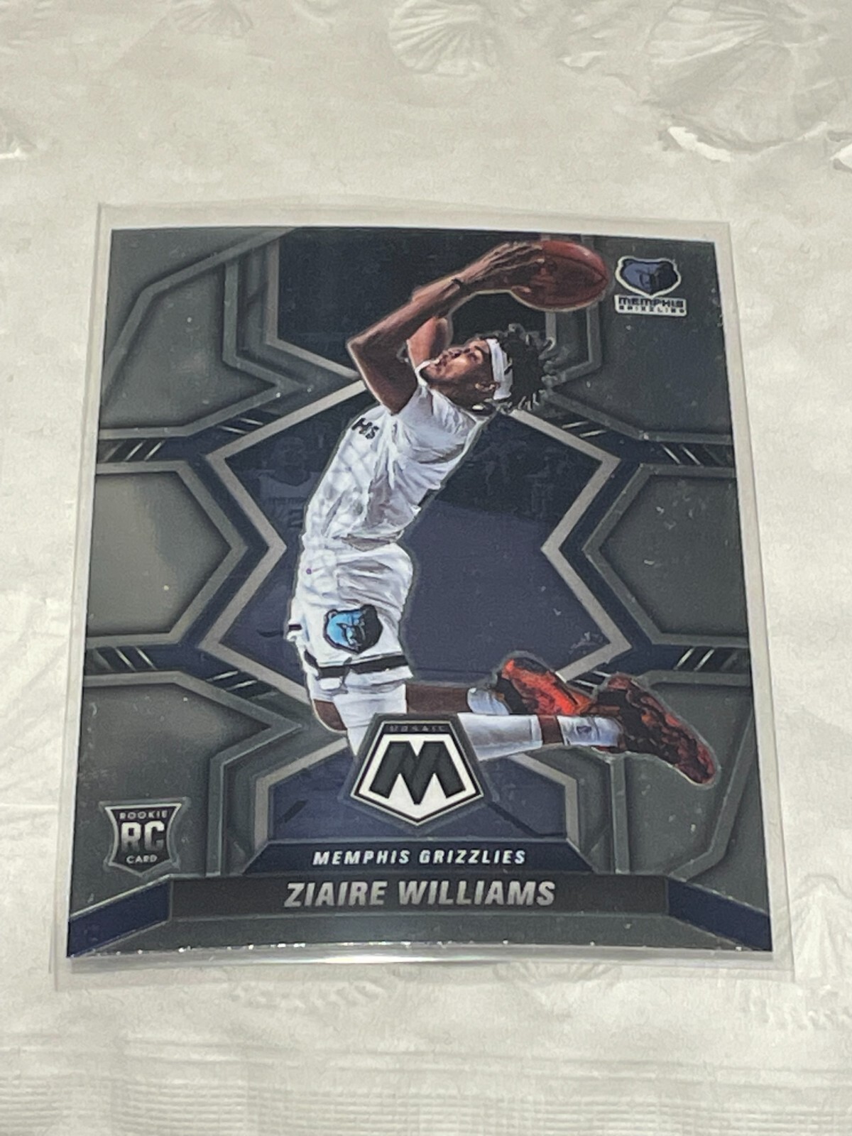 2021-22 Panini Mosaic Ziaire Williams Base Rookie Card RC #216 Memphis Grizzlies