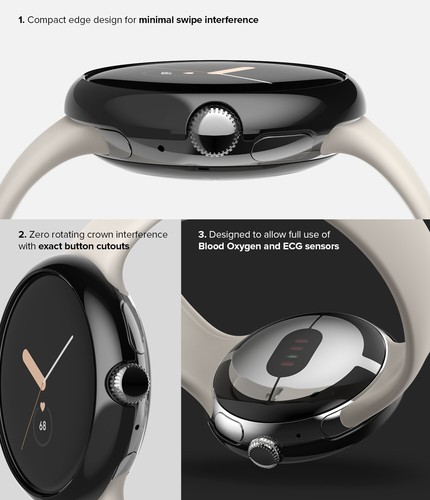 Lunette Style Ringke pour Google Pixel Watch 41 mm Ringke Housse Anti-Rayures - Photo 23 sur 61