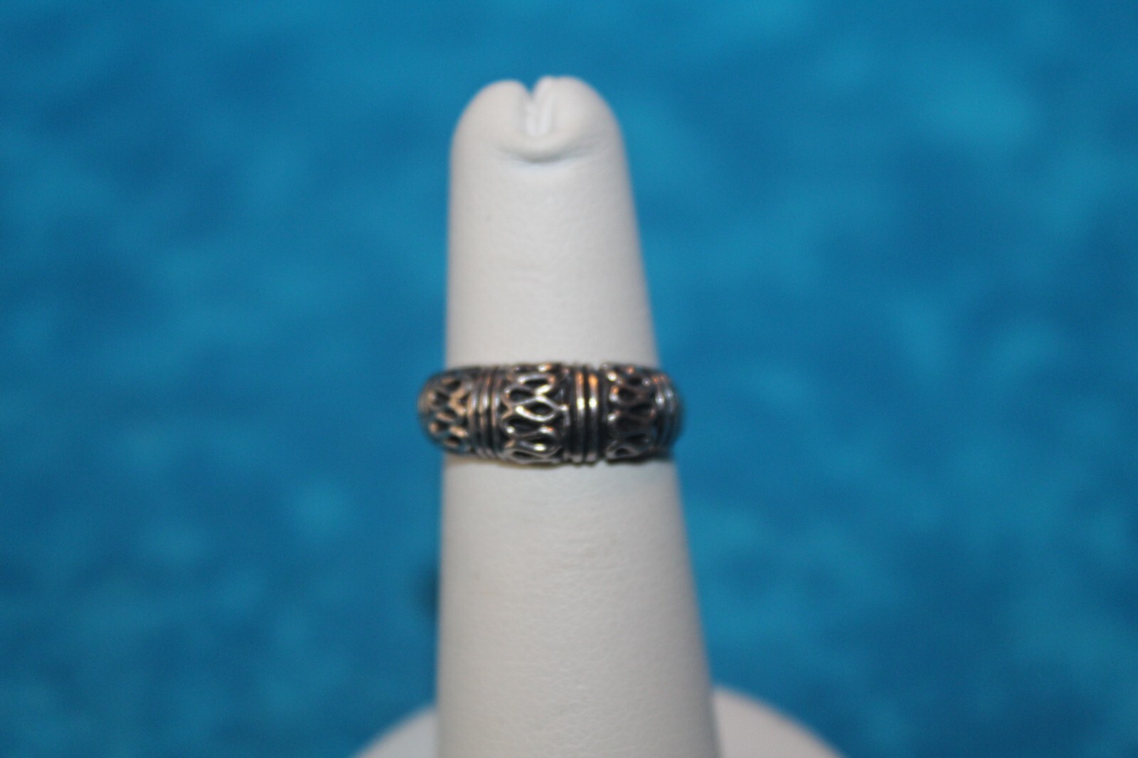 Squiggly Sterling Silver Ring - image 2