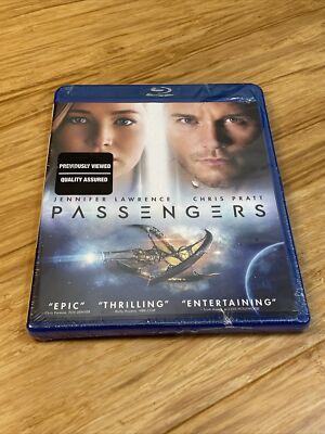 NEW Passengers Blu Ray Jennifer Lawrence Chris Pratt Action KG JD