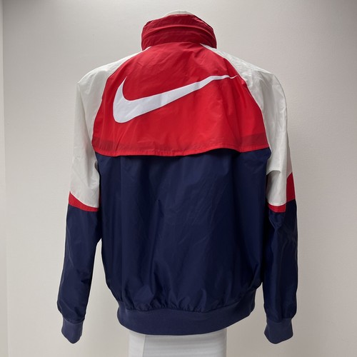 Nike Windrunner Windbreaker Jacket Foldable Hood Mens Size M - Picture 6 of 12