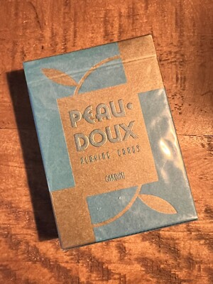 PEAU DOUX Turquoise PLAYING CARDS  V1 Deck Cardini Art of Play    