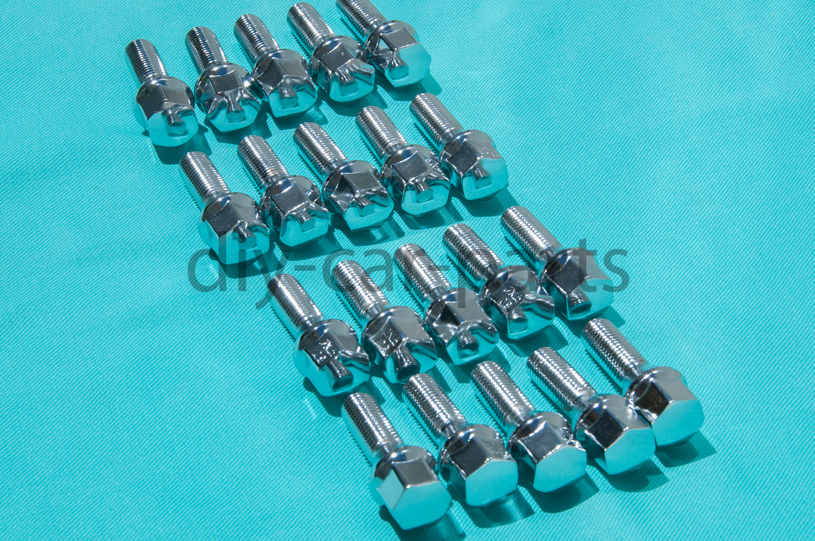 Set of 20 Chrome BMW Lug Bolts Nuts 525i 528i 530i 330i M5 328i 645Ci