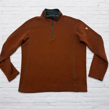 Kuhl Revel 1/4 Zip Mens Medium Pullover Kashmira Fleece Performance Layer
