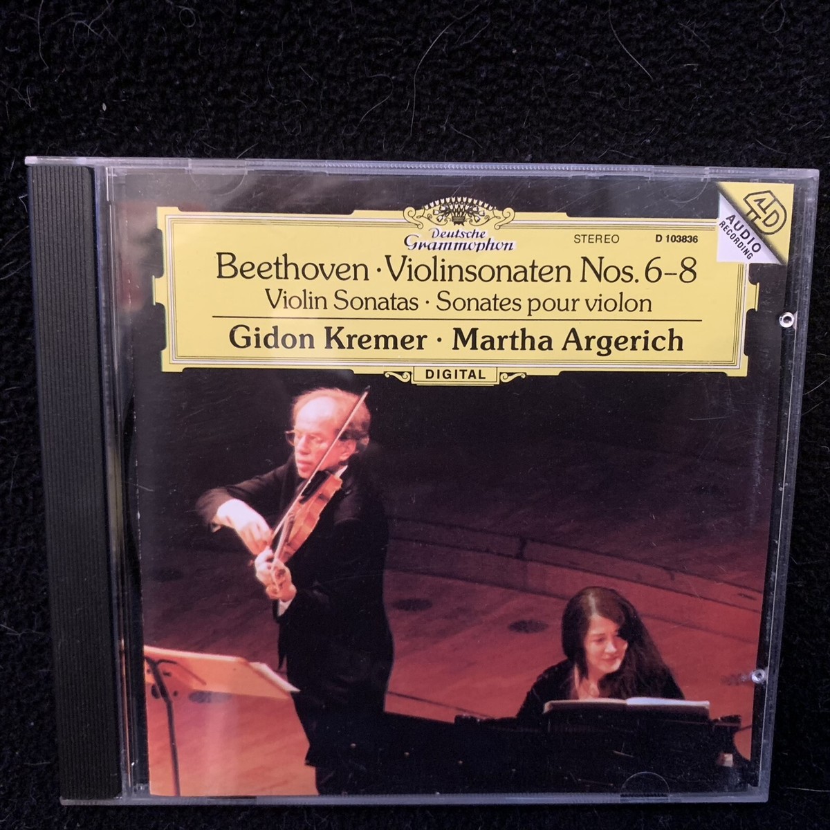 GIDON KREMER violin - BEETHOVEN Sonatas #6-8 - MARTHA ARGERICH