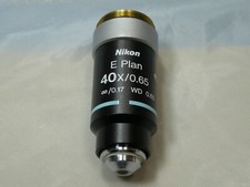 Nikon E Plan 40x/0.65, WD 0.65 Microscope Objective, AS IS