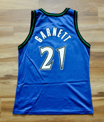 Kevin Garnett Minnesota Timberwolves Wolves Champion Jersey